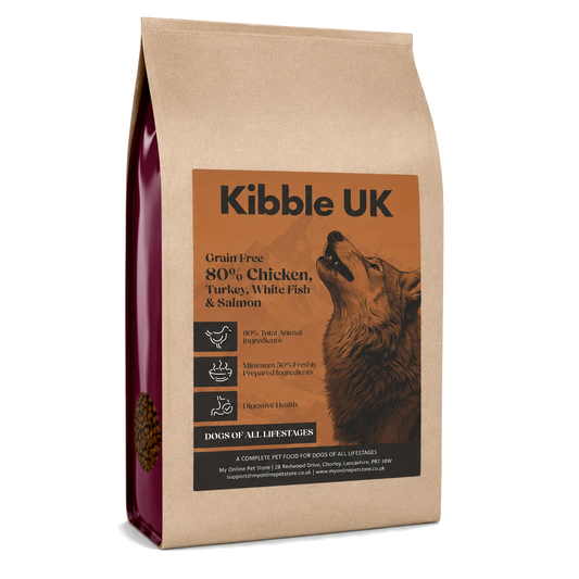 Wilderness 80 Grain Free Dog Food (All Lifestages) - Chicken, Turkey, White Fish & Salmon