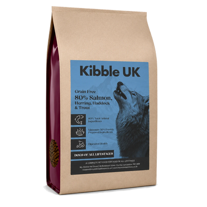 Wilderness 80 Grain Free Dog Food (All Lifestages) - Salmon, Herring, Haddock & Trout