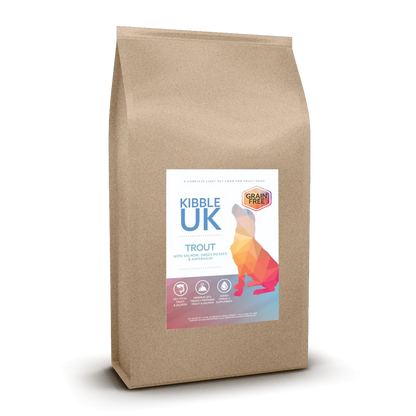 Grain Free Light (Weight Control) Dog Food - Trout with Salmon, Sweet Potato & Asparagus - Kibble UK - My Online Pet Store