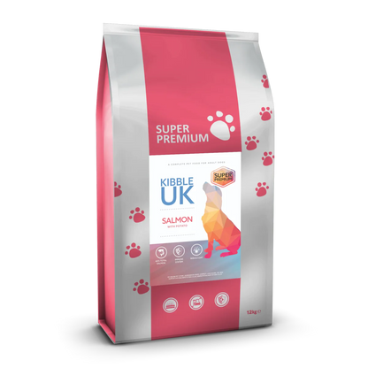 Super Premium Adult Dog Food - Salmon & Potato - Kibble UK - My Online Pet Store