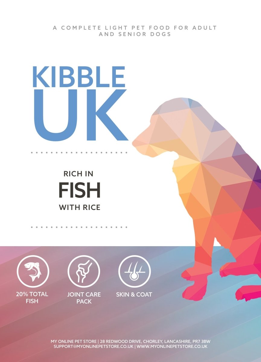 Super Premium Light (Weight Control) Dog Food - Rich in Fish with Rice - Kibble UK - My Online Pet Store
