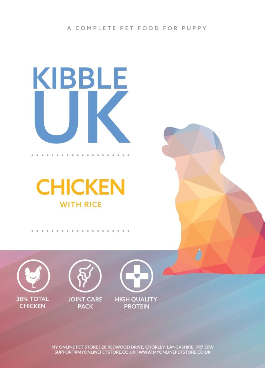 Super Premium Puppy Food - Chicken with Rice - Kibble UK - My Online Pet Store