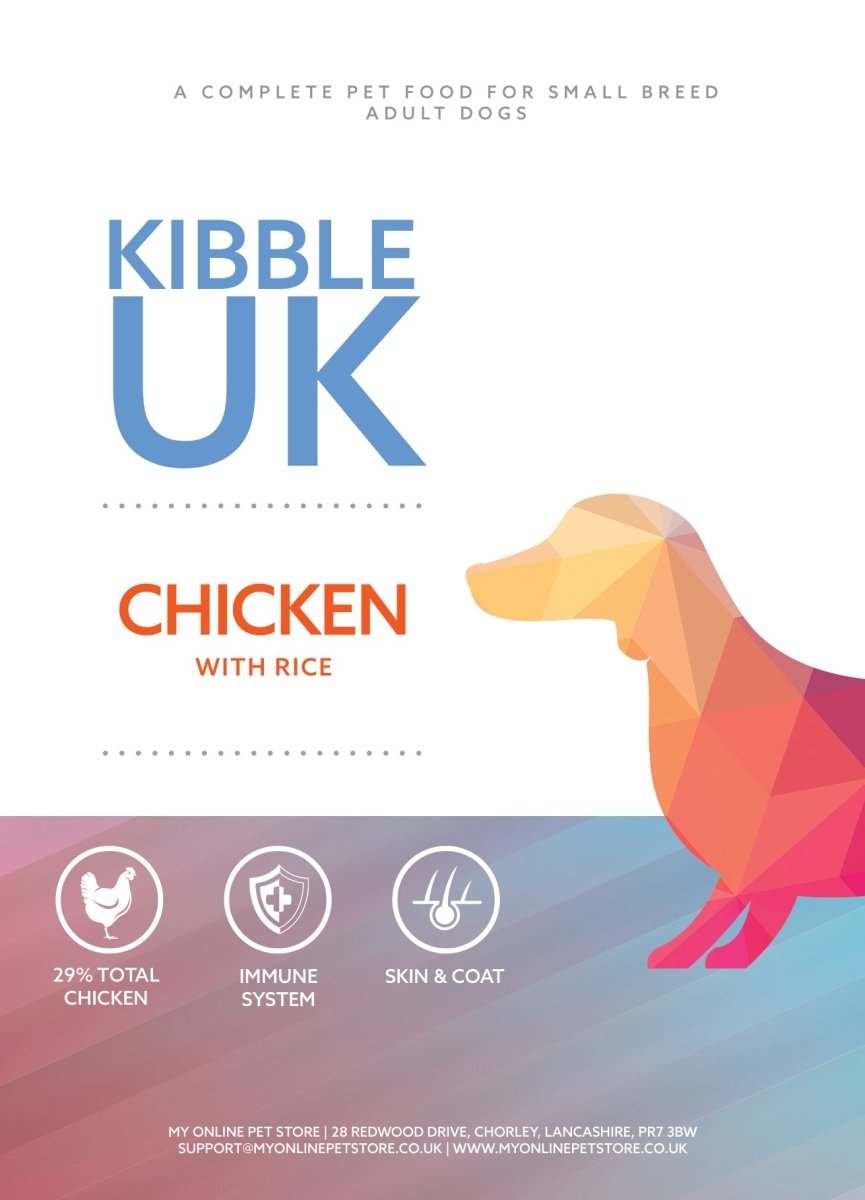 Super Premium Small Breed Dog Food - Chicken with Rice - Kibble UK - My Online Pet Store